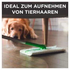 Swiffer Bodenwischer Boden Staubtücher Nachfüllpack 18 Tücher, Nimmt 3x Mehr Staub & Haare Auf Und Schließt Diese Ein -Lebensmittelgeschäft 4501010825 5410076545353 04