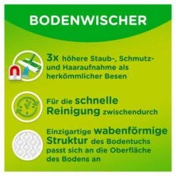 Swiffer Bodenwischer Boden Staubtücher Nachfüllpack 18 Tücher, Nimmt 3x Mehr Staub & Haare Auf Und Schließt Diese Ein -Lebensmittelgeschäft 4501010825 5410076545353 06