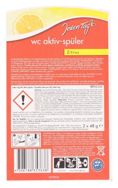 Jeden Tag WC Aktiv-Spüler Zitrus 2 Jeden Tag WC Aktiv-Spüler Zitrus – Bild 2