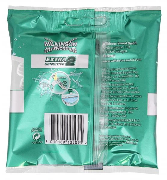 Wilkinson Sword Extra 2 Sensitive Einwegrasierer 2 Wilkinson Sword Extra 2 Sensitive Einwegrasierer – Bild 2