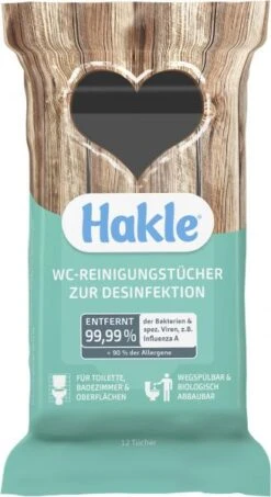 Hakle WC Reinigungstücher Zur Desinfektion