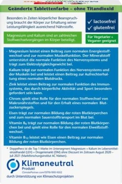 Doppelherz Aktiv Magnesium + Kalium 400 -Lebensmittelgeschäft 4501040033 4009932131925 03