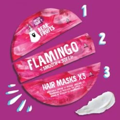 Bear Fruits Flamingo Hair Masks 3er Pack -Lebensmittelgeschäft 4501125915 8006540564295 03