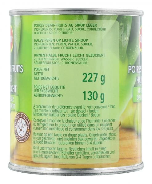 Del Monte Birnen Halbe Frucht Leicht Gezuckert 2 Del Monte Birnen Halbe Frucht Leicht Gezuckert – Bild 2