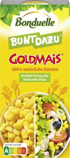 Bonduelle Bunt Dazu Goldmais 1 Bonduelle Bunt Dazu Goldmais
