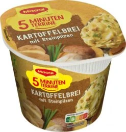 Maggi 5 Minuten Terrine Kartoffelbrei Mit Steinpilzen