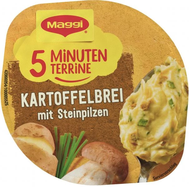 Maggi 5 Minuten Terrine Kartoffelbrei Mit Steinpilzen 3 Maggi 5 Minuten Terrine Kartoffelbrei Mit Steinpilzen – Bild 3