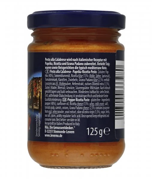Leverno Pesto Alla Calabrese Mit Paprika & Ricotta 2 Leverno Pesto Alla Calabrese Mit Paprika & Ricotta – Bild 2