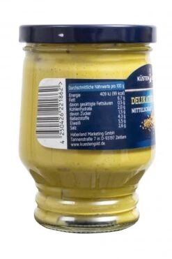 Küstengold Delikatess Senf Mittelscharf -Lebensmittelgeschäft 4502081883 4250426221862 03.jpg