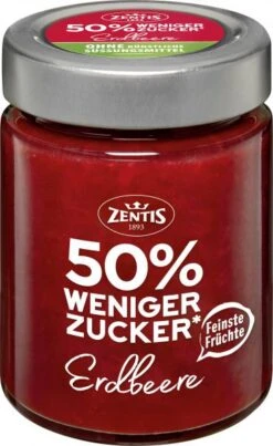 Zentis 50% Weniger Zucker Erdbeere