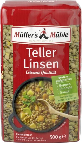 Müller's Mühle Teller-Linsen 1 Müller's Mühle Teller-Linsen