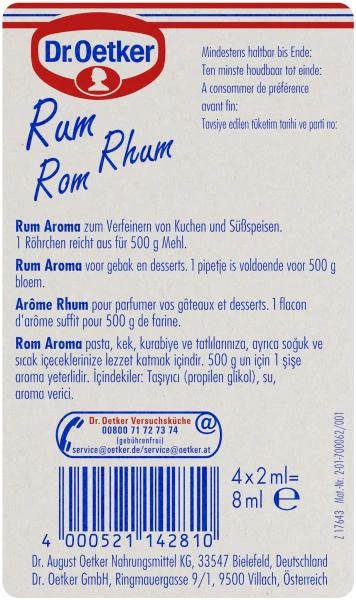 Dr. Oetker Backaroma Rum 2 Dr. Oetker Backaroma Rum – Bild 2