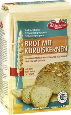 Küchenmeister Backmischung Brot Mit Kürbiskernen