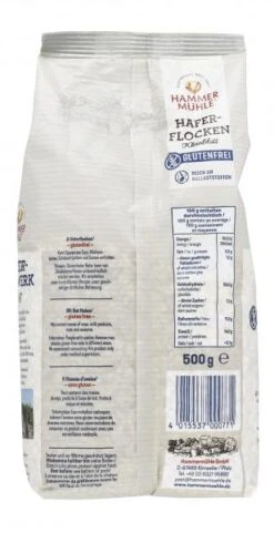 Hammermühle Haferflocken Kleinblatt -Lebensmittelgeschäft 4502114455 4015537000771 03.jpg