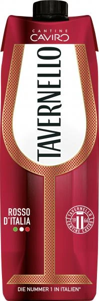 Tavernello Vino Rosso D'Italia Rotwein Halbtrocken