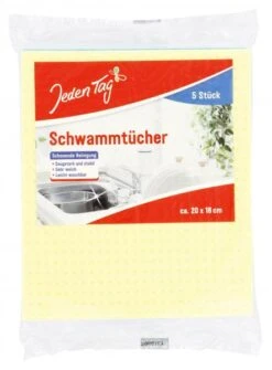 Jeden Tag Schwammtücher 5 Stück